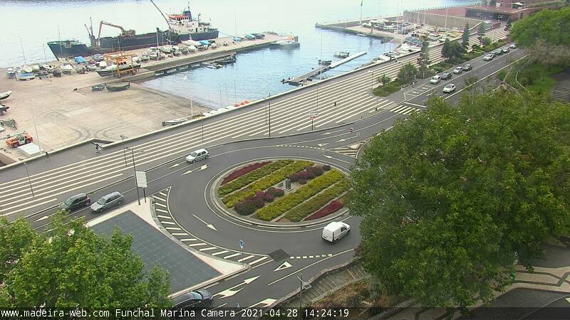 View over Funchal Harbour 4 Funchal Portugal - Webcams Abroad live images