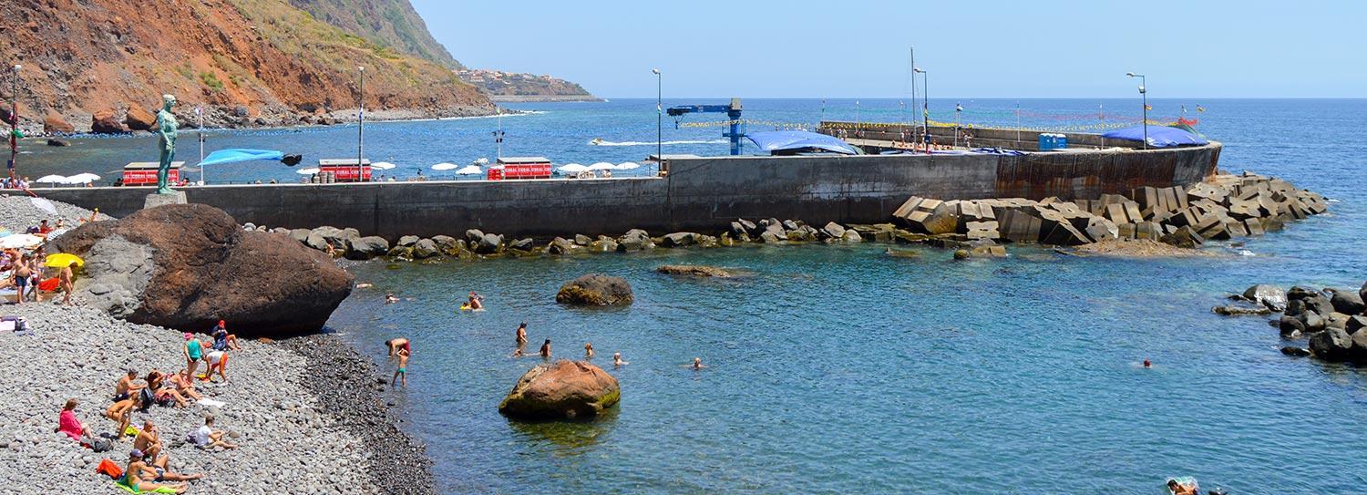 Beaches of Paul do Mar, Madeira Beaches of Paul do Mar, Madeira